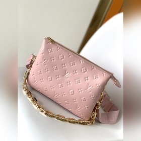 LV Модель M59276 Розовый Coussin Маленькая сумка с цепочкой Блесн