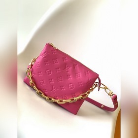 LV модель M59396, сумка Coussin BB в розовом цвете Сумка, предста