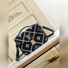 LV Модель m46028 Черный Сумка Pochette Metis через плечо Изготов