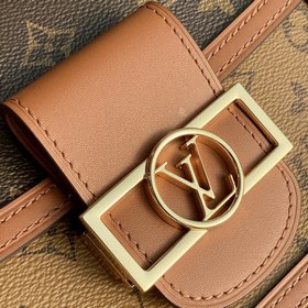 LV  Мини-сумка Dauphine с желтыми цветами Сумка через плечо Нов
