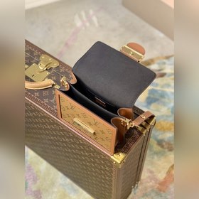 LV  Мини-сумка Dauphine с желтыми цветами Сумка через плечо Нов