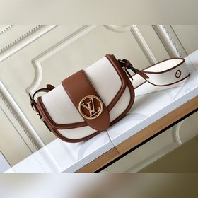 LV Модель M59446 PONT 9 SOFT маленькая сумка 9 Soft Сумочка из зе