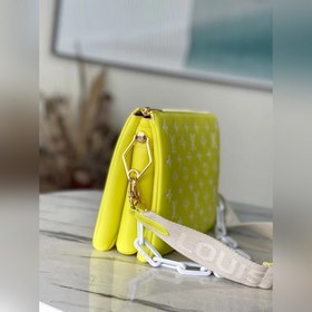 LV Coussin маленькая сумка Модель M20843 Флуоресцентный желтый 