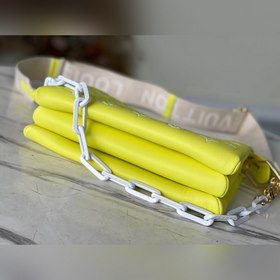 LV Coussin маленькая сумка Модель M20843 Флуоресцентный желтый 