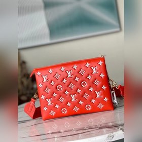 LV Coussin маленькая сумка, модель M20761, терракотовый цвет Эта