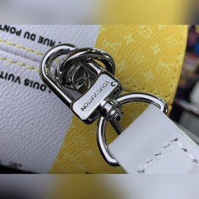 Сумка LV PAINT CAN, желтая с шелкографией, сумка-бокс через плечо