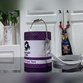 Сумка LV PAINT CAN, фиолетовая с шелкографией Сумка LV Paint Can 