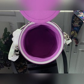 Сумка LV PAINT CAN, фиолетовая с шелкографией Сумка LV Paint Can 
