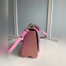 LV Модель M59896 Сумка среднего размера Twist с градиентным розов