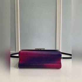 LV Модель M59896 Фиолетовая сумка Twist среднего размера через п