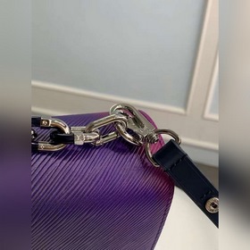 LV Модель M59896 Фиолетовая сумка Twist среднего размера через п