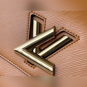 LV, модель M59686, карамельно-коричневая сумка с цепочкой Twist. 