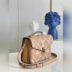 LV Модель M46028 Коричневый Сумка Pochette Metis через плечо Из