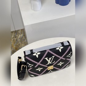 LV Модель M46028 Черный Сумка Pochette Metis через плечо Изгото