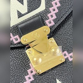 LV Модель M46028 Черный Сумка Pochette Metis через плечо Изгото