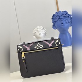 LV Модель M46028 Черный Сумка Pochette Metis через плечо Изгото