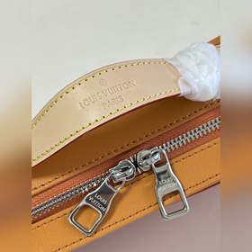 Сумка LV Handle Soft Trunk, модель M45785, оранжевая с шелкографи