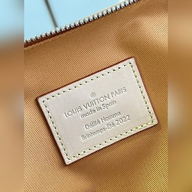 Сумка LV Handle Soft Trunk, модель M45785, оранжевая с шелкографи