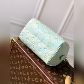 Сумка LV Speedy Bandoulière 20, модель M46163, тиснение, зеленый 
