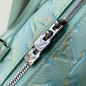 Сумка LV Speedy Bandoulière 20, модель M46163, тиснение, зеленый 