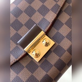 LV Модель N53000 Коричневая сумка через плечо Кожа является подли