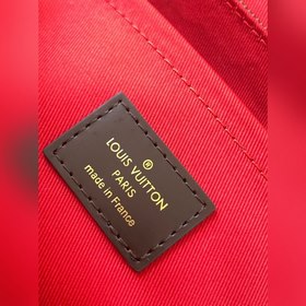 LV Модель N53000 Коричневая сумка через плечо Кожа является подли
