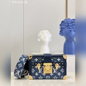 LV Petite Malle сумка через плечо, модель M59717, синяя Николас