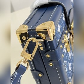 LV Petite Malle сумка через плечо, модель M59717, синяя Николас 