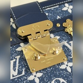 LV Petite Malle сумка через плечо, модель M59717, синяя Николас 