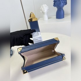 LV Petite Malle сумка через плечо, модель M59717, синяя Николас 