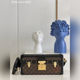 LV Petite Malle сумка через плечо Модель M46120 Старый узор Нико