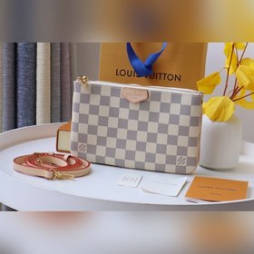 LV Модель M69203  Сумка DOUBLE ZIP POCHETTE Сумка Double Zip Po
