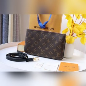 LV Модель M69203  Сумка DOUBLE ZIP POCHETTE Сумка Double Zip Po