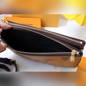 LV Модель M69203  Сумка DOUBLE ZIP POCHETTE Сумка Double Zip Po