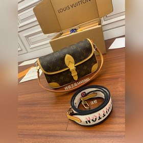 LV Сумка через плечо Модель M45985 Улучшенное качество. Внутренн