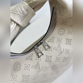 LV Модель M20700 Белый Кожаная сумка для покупок Why Knot Мален