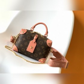 LV Модель M45531 Розовый Черный Petite Malle Souple Сумка Изгото