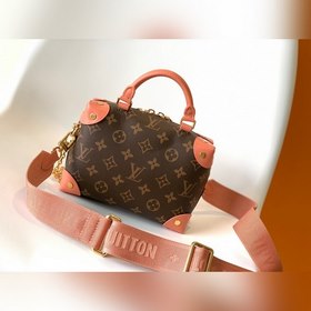 LV Модель M45531 Розовый Черный Petite Malle Souple Сумка Изгото