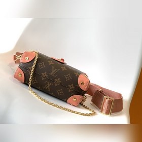 LV Модель M45531 Розовый Черный Petite Malle Souple Сумка Изгото