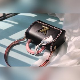 Средняя сумка LV Twist через плечо Средняя сумка Twist с уникальн