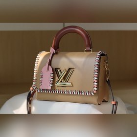 Средняя сумка LV Twist через плечо Средняя сумка Twist с уникальн