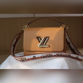 Средняя сумка LV Twist через плечо Средняя сумка Twist с уникальн