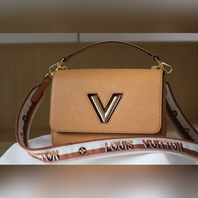 Средняя сумка LV Twist через плечо Средняя сумка Twist с уникальн
