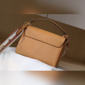 Средняя сумка LV Twist через плечо Средняя сумка Twist с уникальн