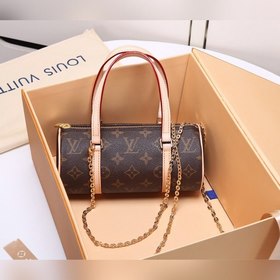 LV Сумка-барабан среднего размера с цепочкой, модель： M51384 Сам