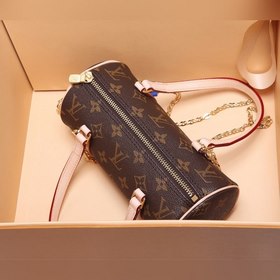 LV Сумка-барабан среднего размера с цепочкой, модель： M51384 Сам