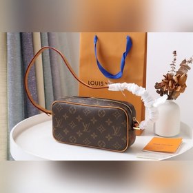 LV Подержанная сумка для трубы подмышечная сумка Модель M51183 С