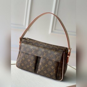 LV подержанная сумка под мышку, большая сумка, модель M51160 Мал