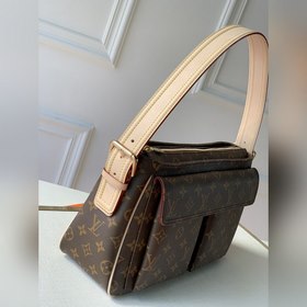 LV подержанная сумка под мышку, большая сумка, модель M51160 Мал