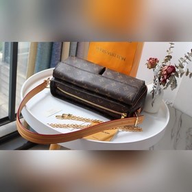 LV подержанная сумка, сумка через плечо цвета верблюжьей шерсти,